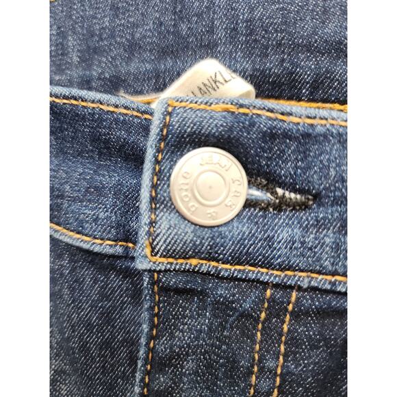 Rag & Bone 10 Inch Ankle Skinny Jeans Size 26 Blue High Rise Raw Hem Stretch - Picture 3 of 15